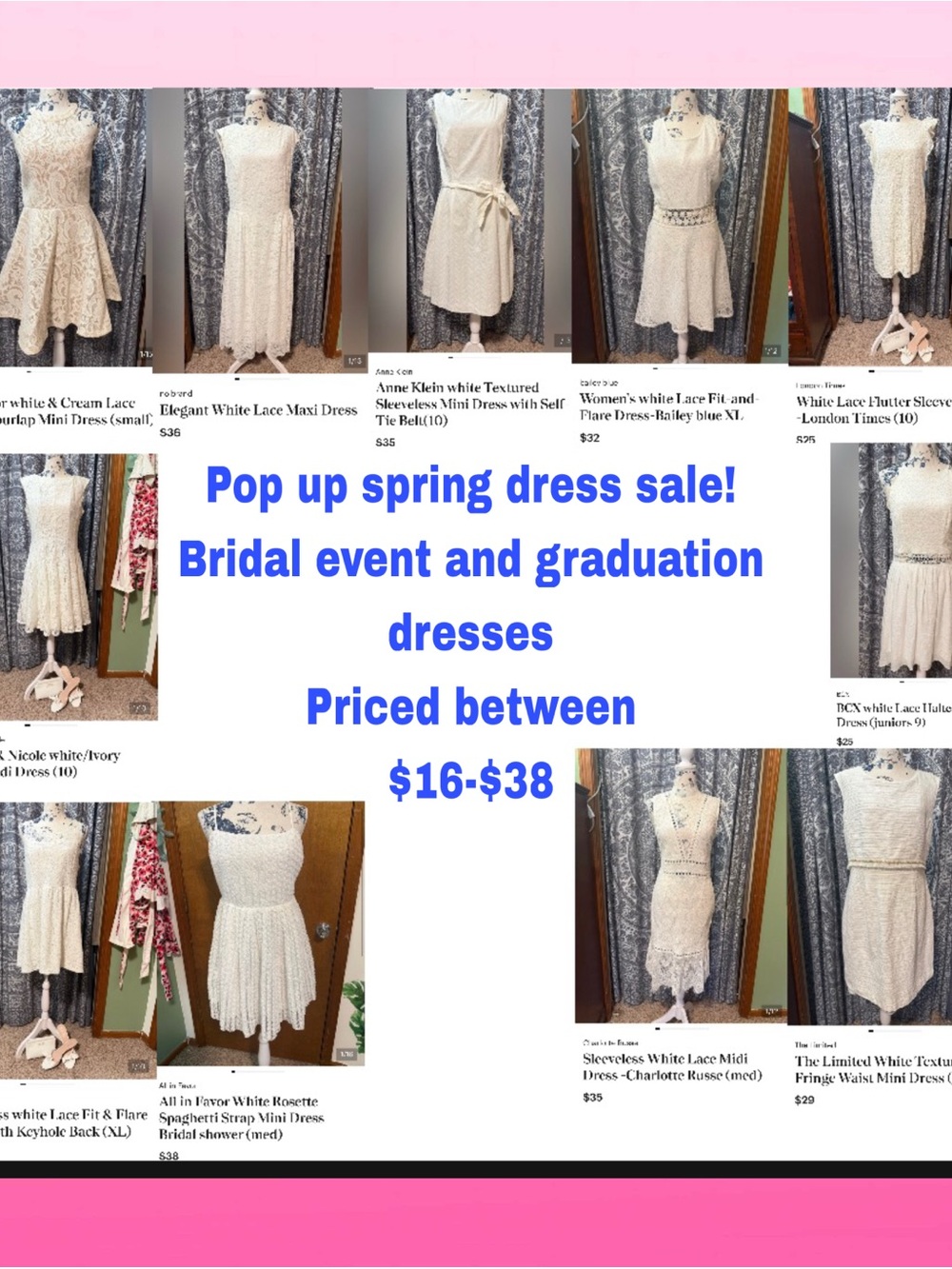 White Lace Dresses Collection - Bridal & Graduation Styles